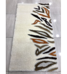 Saray Halı Soft Touch 11094 R 80X150 Beyaz Tüylü Kaliteli Halı !