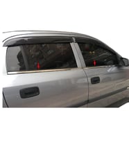BLUEOTO Opel Astra G HB Krom Cam Çıtası 1998-2004 Çelik 4 Parça