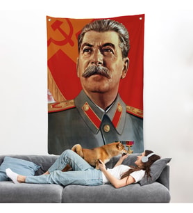 Joseph Stalin Rusya ve Sovyetler Birliği SSCB Duvar Örtüsü-7683