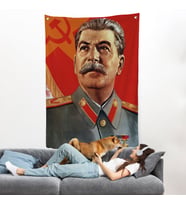 Joseph Stalin Rusya ve Sovyetler Birliği SSCB Duvar Örtüsü-7683