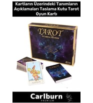 Özel Üretim 78 Kartlı Kartların Üzerindeki Tanımların Açıklaması Taslama Kutu Tarot Oyun Kartı