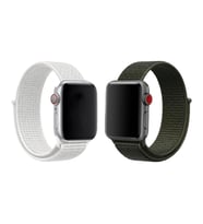 Apple Watch Uyumlu 2'li Hasır Kordon Seti