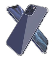 İPhone 12 Pro Max 6.7 Anti-Drop Silikon Kılıf Shockproof Şeffaf kılıf-(5775) - SSSSSS5777-68