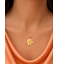 Kişiye Özel Şans Figürlü Tasarım Kolye 925K Gümüş (Gold)