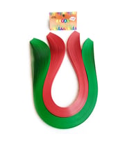 Hayal 5mm 200 Quilling Kağıdı - Koyu Yeşil ve Koyu Kırmızı Renk 200'lü