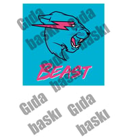 Yenilebilir Şeker Kağıt Beast Temalı Pasta Süsleme