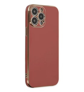 Newface Apple iPhone 14 Pro Max Kılıf Volet Silikon - Kırmızı