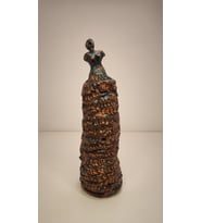 Bdd Art ceramic El Yapımı Seramik Eskitme Heykel [Çığlık]