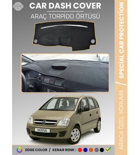 OPEL MERİVA A (2003-2010) Torpido Örtüsü Ön Panel Koruma Tam Uyum UV Koruma Kaymaz Kolay Montaj