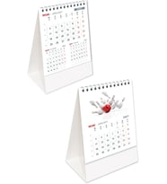 Ofis Piramit Masa Takvimi Dikey Masaüstü Takvim 12,5x19,5 cm