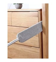 Mikrofiber Başlıklı Girintili Yüzey Dip Köşe Raf Temizleme Mopu