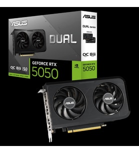Asus Dual-rtx5050-o8g, 8gb, 128bit, Gddr6, 1xhdmı, 3xdp Gamıng Ekran Kartı