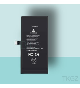 Tkgz - iPhone 12 MİNİ Uyumlu Pil - Servis Sıfır