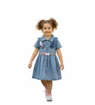 Kız Çocuk Kot Elbise BGL-ST05203