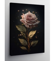 Kanvas Tablo Pembe Gül
