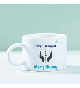 Kişiye Özel Fizyoterapist Temalı Motto Kahve Fincanı – Mesleğe Özel Şık Tasarım