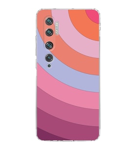 Xiaomi  Mi Note 10 Pro  Kamera Korumalı Kapak Renk Cümbüşü Tasarımlı Şeffaf  Kılıf