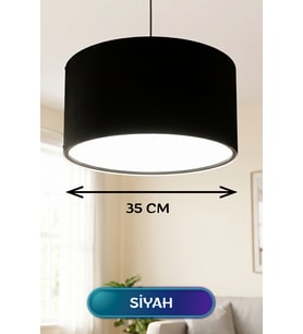 Siyah Kumaş Başlıklı Sarkıt ize 35 CM