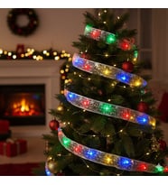 2 Metre Pilli Kurdele Şekilli Mix LED Işık – Yılbaşı Dekor Pvc Kutulu