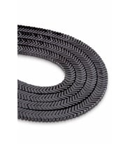 7X1 MM Hematit Doğal Taş Dizi (Siyah)
