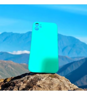 Iphone 11 Kılıf Lansman Silikon Ve Esnek (Su Yeşili)