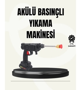 48v Şarjlı Basınçlı Yıkama Makinesi Kablosuz Su Tabancası