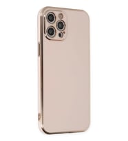 Mey İthalat® iPhone 12 Pro Kılıf Volet Silikon - Pembe
