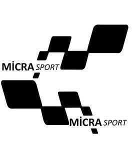 MİCRA sport Etiket Yapıştırma 30cmx11cm MMD256
