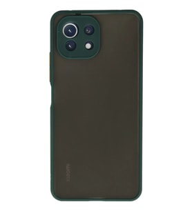 Mİ 11 Lite Kılıf Montreal Silikon Kapak - Yeşil