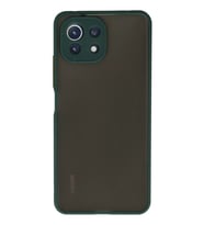 Mİ 11 Lite Kılıf Montreal Silikon Kapak - Yeşil