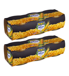 Burcu Konserve Mısır 3x200 gr 2 li