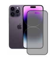 iPhone 14 Pro Uyumlu Privacy Ön Koruma Hayalet Seramik Nano Ekran Koruyucu (Siyah)