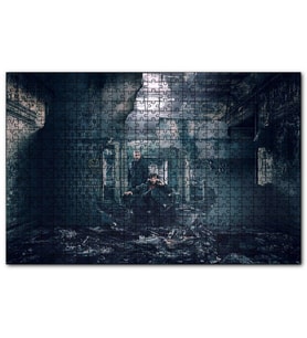 Cakapuzzle Sherlock ve Dr.Watson Son Problem Puzzle Yapboz MDF (Ahşap) (120 Parça)