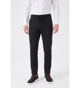 Erkek Regular Kalıp Jogger Pantolon Armürlü Kumaş BGL-ST05633
