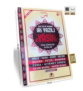 İri Yazılı Yasin Fihristli Sesli Orta Boy