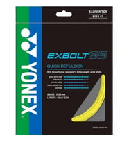 Yonex Exbolt 65 Badminton Kordajı 0.65 mm / 10 M - Sarı
