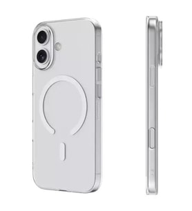 İphone 17 Uyumlu Kılıf Kablosuz Şarj Destekli Şeffaf Silikon Kapak
