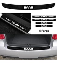 Saab 9-3 İçin Uyumlu Aksesuar Oto Arka Tampon Bagaj Koruyucu Sticker 92*7 Cm