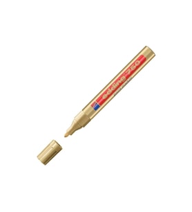 Edding Markör Boya 2-4 MM Yuvarlak Uçlu Altın Dekor Boya Kalemi (10 Lu Paket)