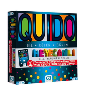Ca Games Eğitici-Quıdo Board Game Kutu Oyunu CA.5046