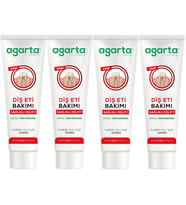 Agarta Doğal Tam koruma Diş Macunu 90 ML Diş Eti Bakımı & Plak Karşıtı (4 Lü Set)