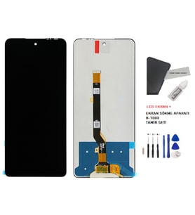 İnfinix Hot 40 Lcd Dokunmatik Ekran Servis- Kalite + B-7000 + TAMİR SETİ