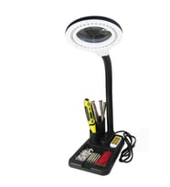 Esnek 5X /10X 40 Led Işıklı Büyüteç - Lamba Büyüteç Okuma - Çalışma Lehim Masa Lambası A808