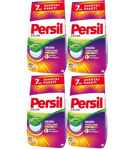 Persil Matik Toz Çamaşır Deterjanı 28KG Color/Renkli (184 Yıkama) (4PK*7KG)