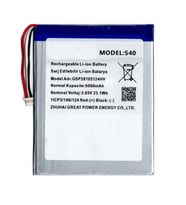 Casper Via S40 L40 Tablet İçin Batarya Pil 6000 mAh