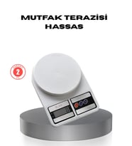 Hassas Dijital Mutfak Tartısı – 1g Doğruluk, Lcd Ekran, Otomatik Kapanma