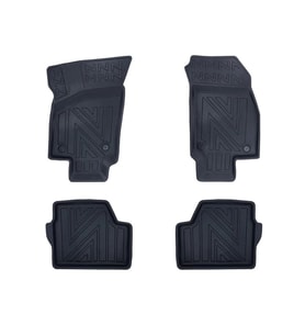 Opel Astra G 1998-2004 ile Uyumlu Carbon Desenli Ultra Premium Havuzlu Oto Paspas (Çok Renkli)