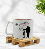 BK Gift Kişiye Özel Öğretmenler Günü Middle Beyaz Kupa Bardak- 6, Öğretmene Hediye, Öğretmenler Günü