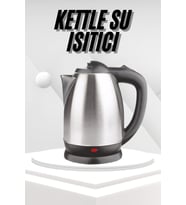 Yeni Nesil Saplı Uzun Ömürlü Paslanmaz Çelik Su Isıtıcı Kettle