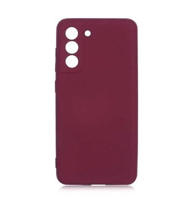 Samsung Galaxy S21 FE Kılıf Orj Lansman Serisi Pürüzsüz Esnek Kadife İç Kısım (Koyu Mor)